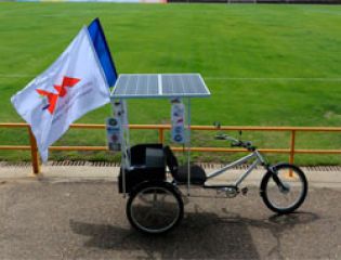 В День России в Волгоградской области стартует уникальный гелиовелосипед