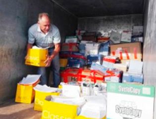 Чиновники Волгограда собрали тонну офисной макулатуры