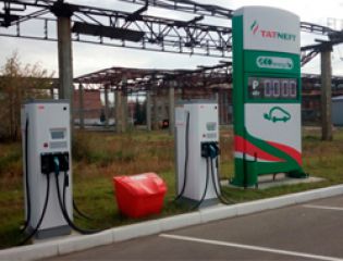 Первая станция для зарядки электромобилей открылась в Казани 