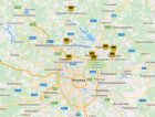 Карта пунктов приема устаревшей электронной техники в Подмосковье  