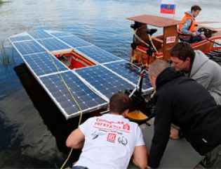 Соревнования судов на солнечных батареях прошли в Нижнем Новгороде