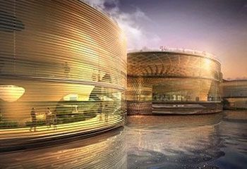 Архитектурный объект, использующий физические и динамические свойства воды