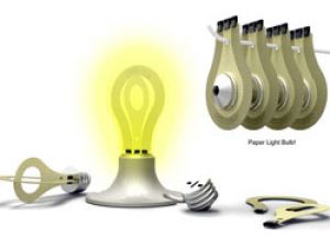 Предложен проект бумажной эколампочки