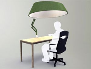 Лампа Efi заботится об экологии личного пространства сотрудников в офисе