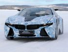 Гибридный суперкар BMW i8 прошел тестовые испытания на севере Швеции 