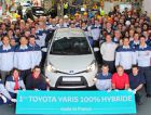 Во Франции с конвейера завода Toyota сошел первый гибридный автомобиль Yaris 