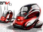 Двухместный электромобиль будущего Chevrolet EN-V 2.0
