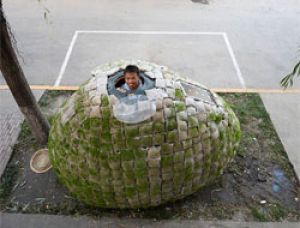 В Пекине появился весьма необычный экодом Egg House