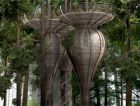 Необычный дом Roost Treehouse, по форме напоминающий капсулу