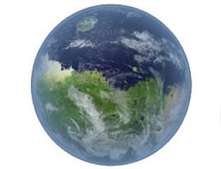 На Марсе появились океаны и зеленая растительность