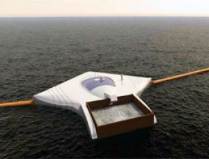 Ocean Cleanup Array - гигантская плавающая воронка для мусора