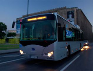 Электроавтобус BYD eBus преодолел 310 км на одном заряде