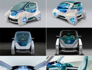 Городской электромобиль с солнечными батареями выпускает Honda